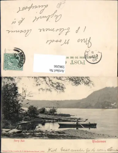 596266,Ferry Nab Windermere Ruderboot Boot United Kingdom