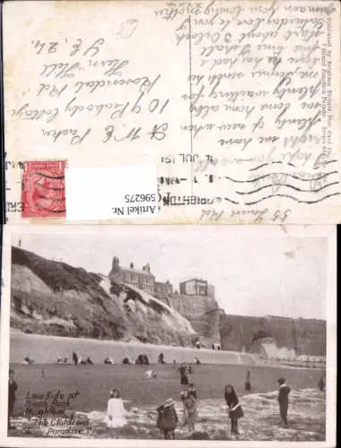 596275,Low Tide at Black Rock Brighton The Childrens Paradise Strand Strandleben United Kingdom