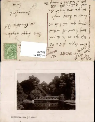 596290,Birkenhead Park The Bridge Brücke United Kingdom
