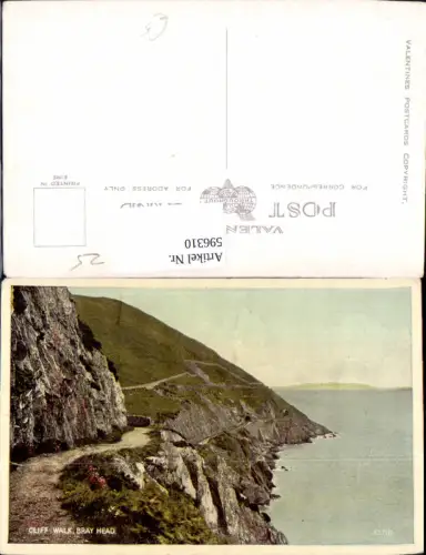 596310,Cliff Walk Bray Head Küste United Kingdom