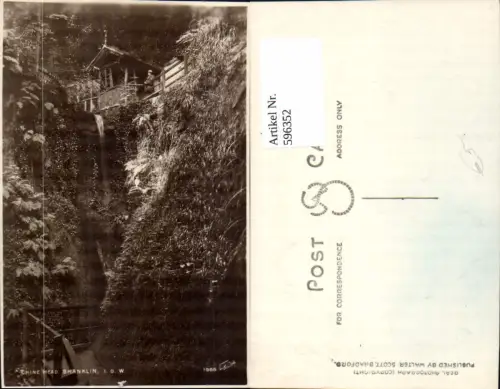 596352,Chine Head Shanklin Wasserfall United Kingdom