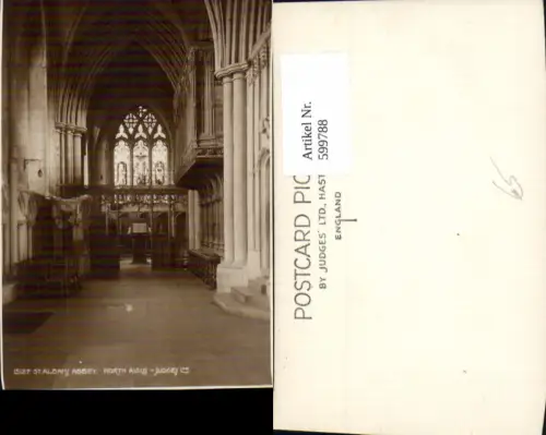 599788,Foto Ak Hertfordshire St Albany Abbey Abtei Great Britain