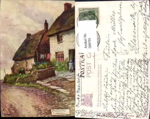 599791,Künstler Ak Jotter Cadgwith Cornwall Great Britain pub Raphael Tuck Sons 1681