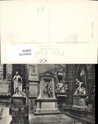 599828,London Westminster Abbey Poets Corner Great Britain