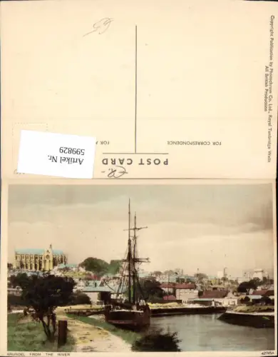 599829,Arundel form the River Segelschiff Schiff Great Britain