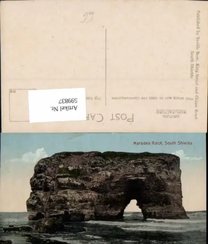 599837,Marsden Rock South Shields Gesteinsformation Great Britain