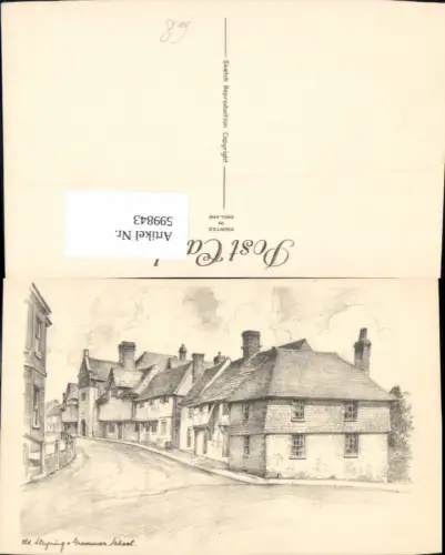 599843,Künstler Ak Steyning Grammar School Great Britain