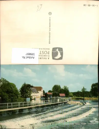 599897,Mill End Buckinghamshire Hambleden Mill River Thames Mühle Great Britain