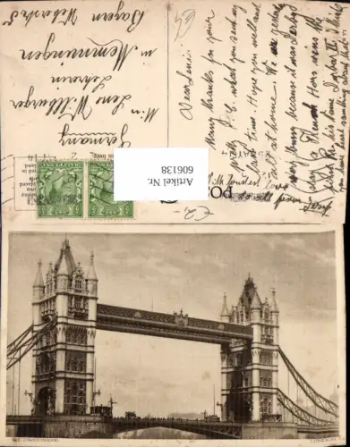 606138,London Tower Bridge Brücke Great Britain