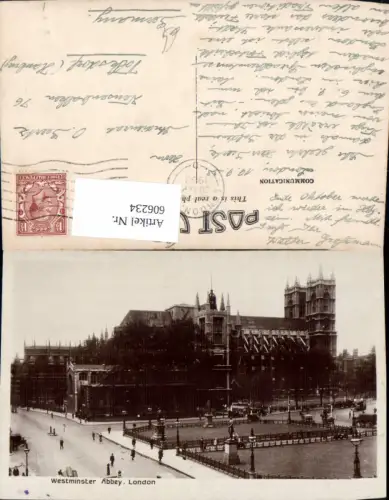606234,Foto Ak London Westminster Abbey Great Britain