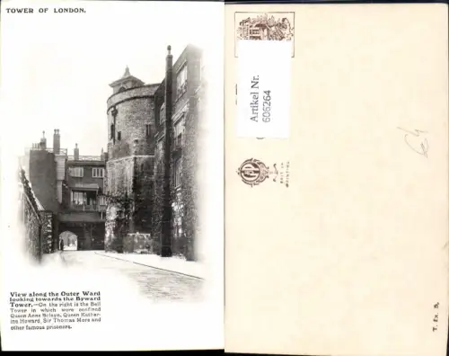 606264,London Tower of London Outer Ward looking towards the Byward Tower Great Britain