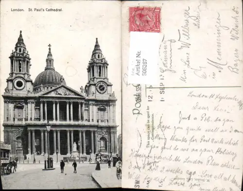 606267,London St Pauls Cathedral Kathedrale Great Britain