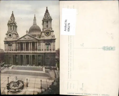 606276,London St Pauls Cathedral Kathedrale Great Britain
