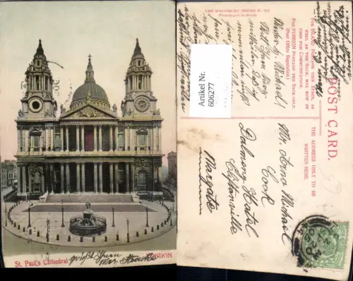 606277,London St Pauls Cathedral Kathedrale Great Britain