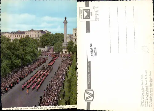 606286,London Troops arriving at Horse Guards Parade via The Mall Great Britain