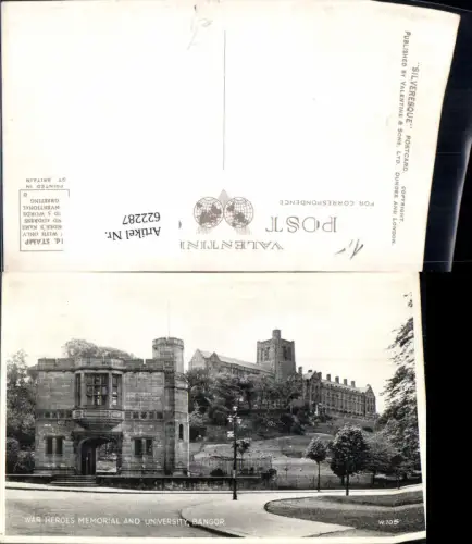 622287,Bangor War Heroes Memorial and University United Kingdom