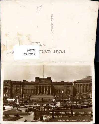 622295,Foto Ak Liverpool Museum and Library United Kingdom