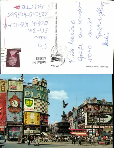 622592,London Piccadilly Circus United Kingdom Reklame BP