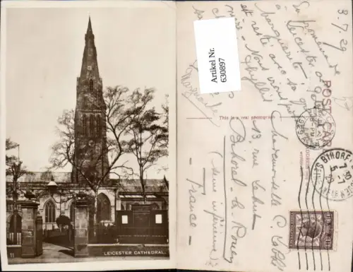 630897,Foto Ak Leicester Cathedral Great Britain