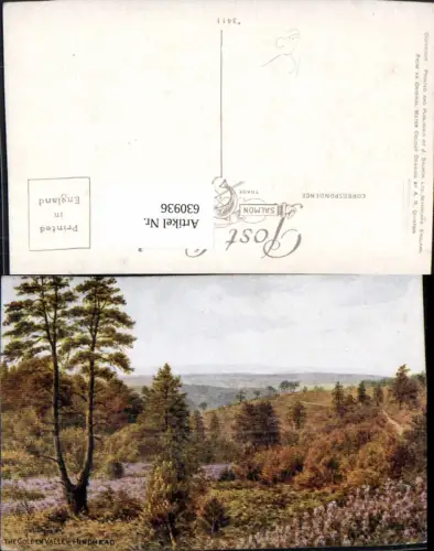 630936,Künstler Ak A. R. Quinton Hindhead Surrey The Golden Valley Great Britain