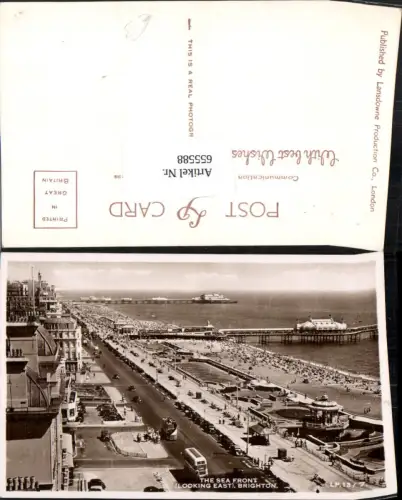 655588,Foto Ak Brighton The Sea Front looking East Küste