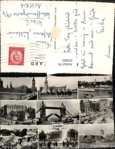 655601,Mehrbild Ak London Tower Bridge Marble Arch Tower of London