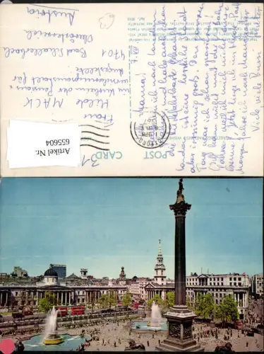 655604,London Trafalgar Square Brunnen Springbrunnen