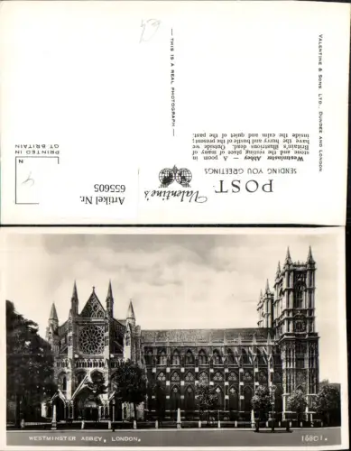 655605,Foto Ak London Westminster Abbey