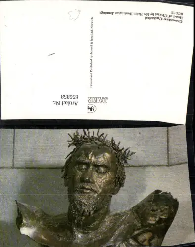 656858,Coventry Cathedral Coventry Head of Christ Büste Kopf