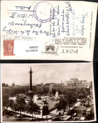 656860,London Trafalgar Square Nelson Column