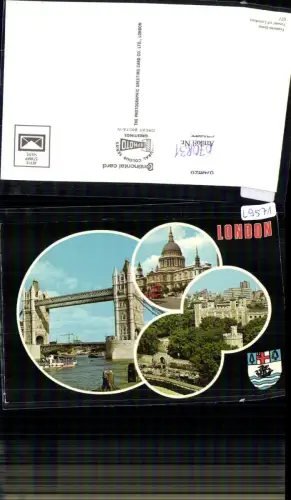 670831,Mehrbild Ak London Traitors Gate Tower of London England