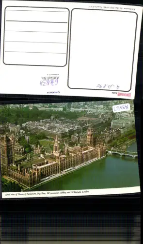670834,Fliegeraufnahme London Houses of Parliament Big Ben Whitehall England