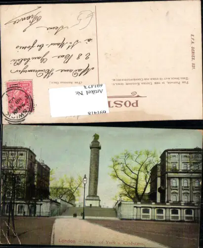 691423 England Duke of York Column. Laterne
