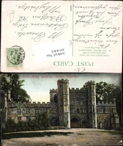 691445 England Hastings Battle Abbey Gateway
