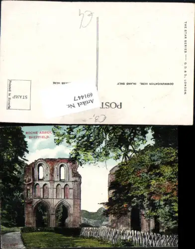 691447 England Sheffield Roche Abbey
