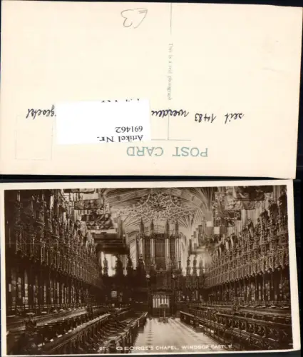 691462 England Windsor Castle Orgel