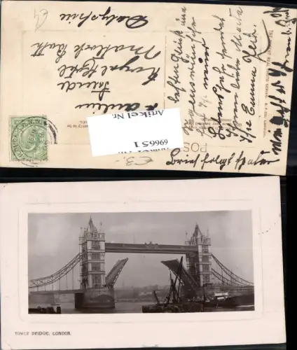 696651 London Tower Bridge Brücke Passepartout