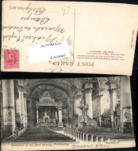 696657 Waterford Cathedral of the Most Holy Trinity 1905