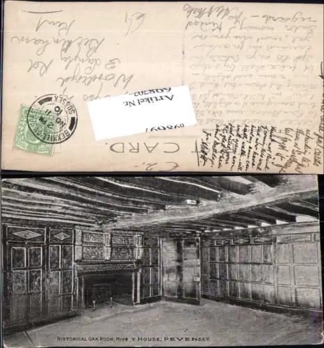 698697 Pevensey Historical Oak Room Stp. Bexhill on Sea Sussex