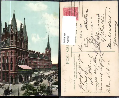 705996 London St Pancras Station Bahnhof Kutsche
