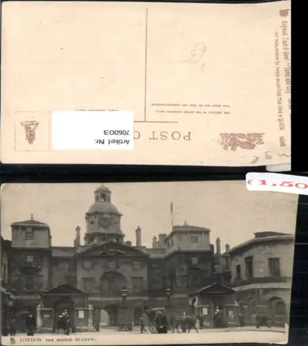 706003 London The Horse Guards Kutsche Soldaten pub Raphael Tuck Sons 2000