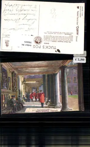 706005 Künstler Ak Charles E. Flower London Chelsea The Royal Hospital Colonnade pub Raphael Tuck Sons
