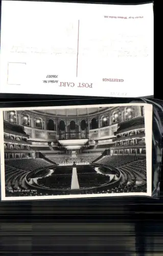 706007 London The Royal Albert Hall Innenansicht