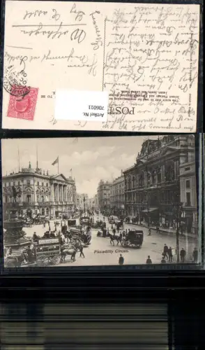 706011 London Piccadilly Circus Kutsche Tramway