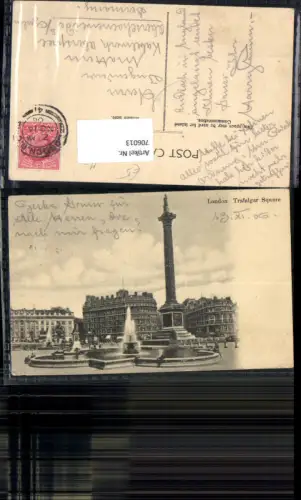 706013 London Trafalgar Square Brunnen