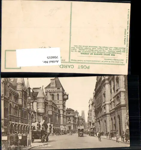 706015 London The Law Courts Bus Kutsche