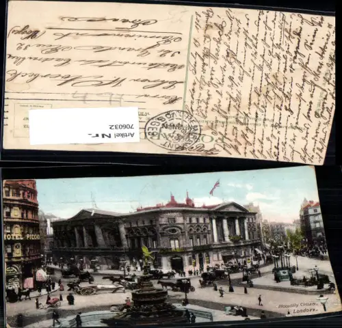 706032 London Piccadilly Circus Kutschen Hotel Piccadilly