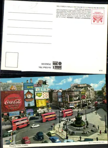 706038 London Piccadilly Circus Reklame Coca Cola
