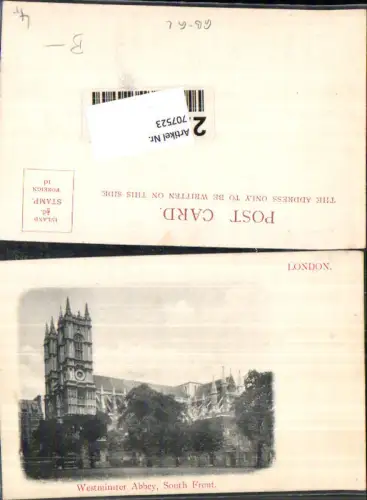 707523 London Westminster Abbey South Front