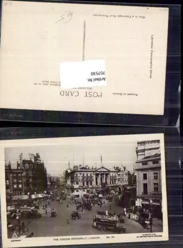 707530 London Circus Piccadilly Bus Autobus pub Lilywhite 35